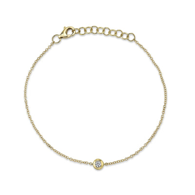 Shy Creation Diamond Bezel Bracelet