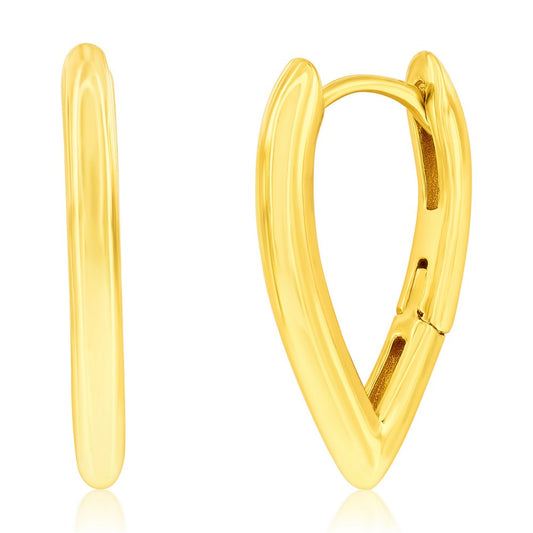 Exclusively Silver V Shaped Earring