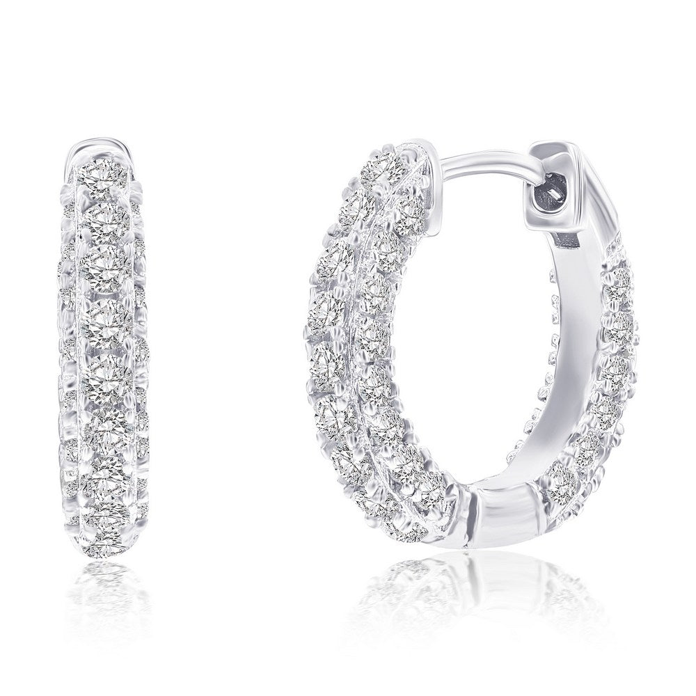 Exclusively Silver Huggie Hoop
