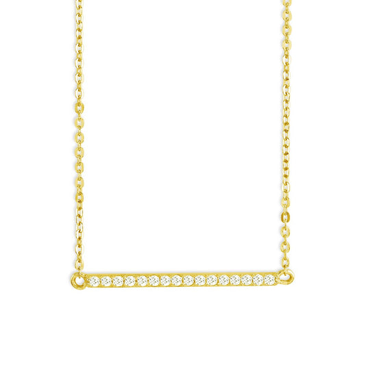 Exclusively Silver Bar Necklace