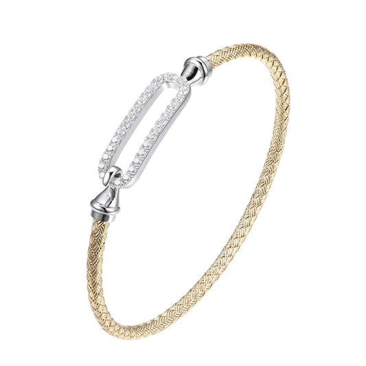 Exclusively Silver Open CZ Bracelet