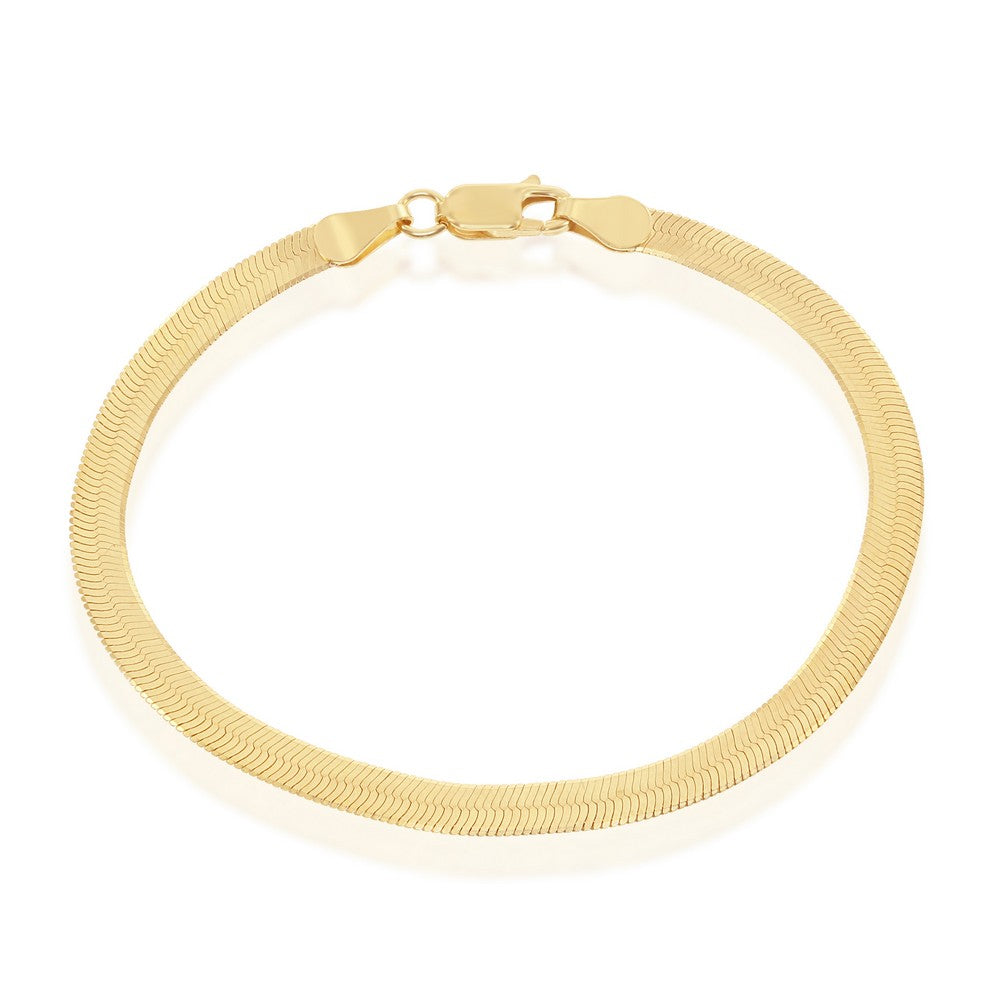 Exclusively Silver Herringbone Bracelet