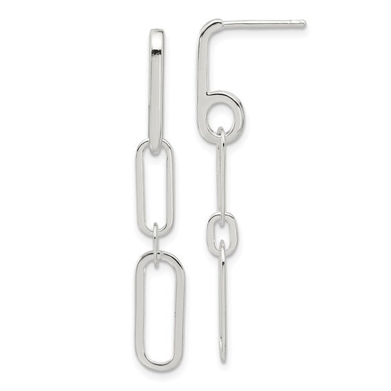 Exclusively Silver Paperclip Link
