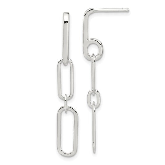 Exclusively Silver Paperclip Link
