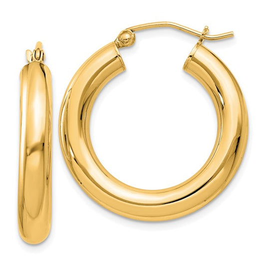 Exclusively Silver Round Hoop Earrings