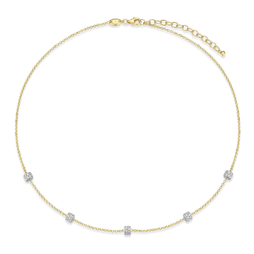 Exclusively Silver Gold Plated Necklace