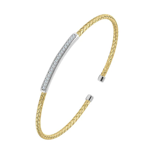 Exclusively Silver Horizontal Bar Bracelet