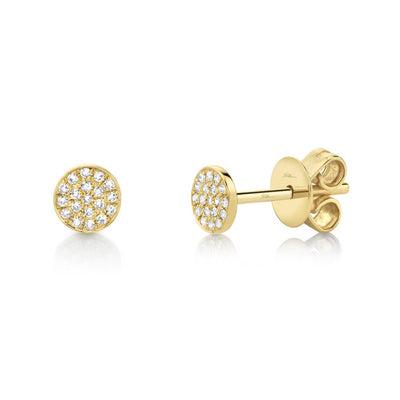 Shy Creation Diamond Pave Stud
