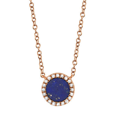 Shy Creation Lapis Necklace