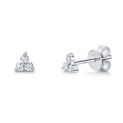 Shy Creation 3 Diamond Stud Earring