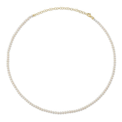Shy Creation Pearl Tennis Necklace