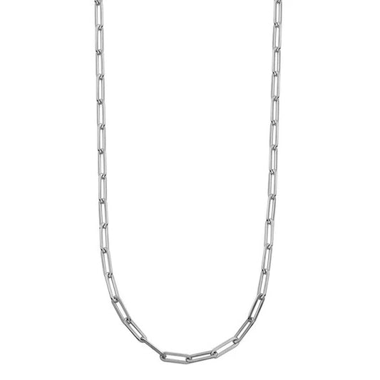 Exclusively Silver (24 Inch) Paperclip Necklace (5mm)