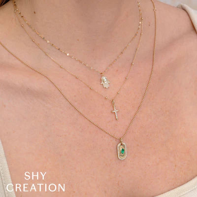 Shy Creation Cross Necklace