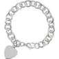 Exclusively Silver Charm Bracelet with a Heart