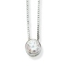 Exclusively Silver Bezel Set CZ