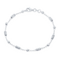 Exclusively Silver Moon Bead Bracelet