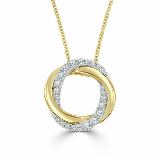 Signature Collection Interlocking Circle Necklace