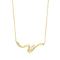 Exclusively Silver Marquise Flow CZ Necklace