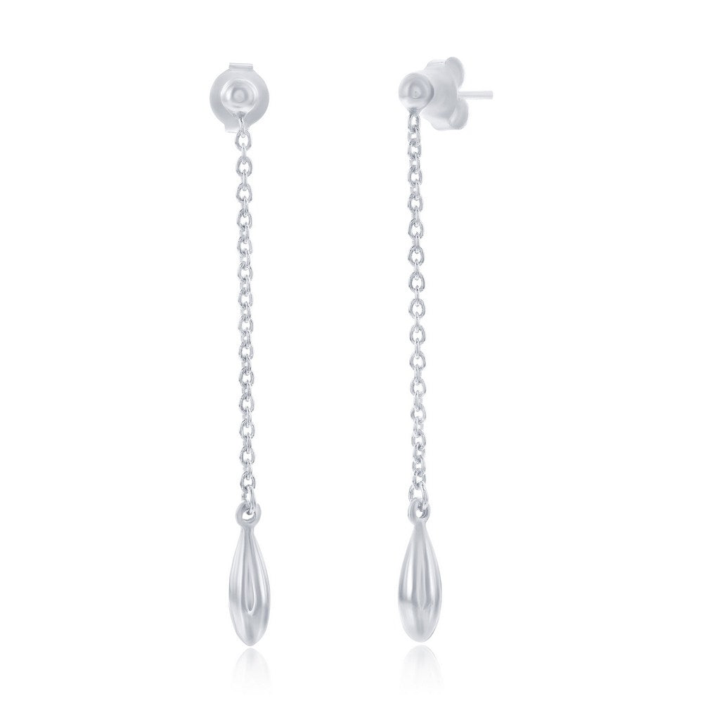 Exclusively Silver Teardrop Dangle Earring