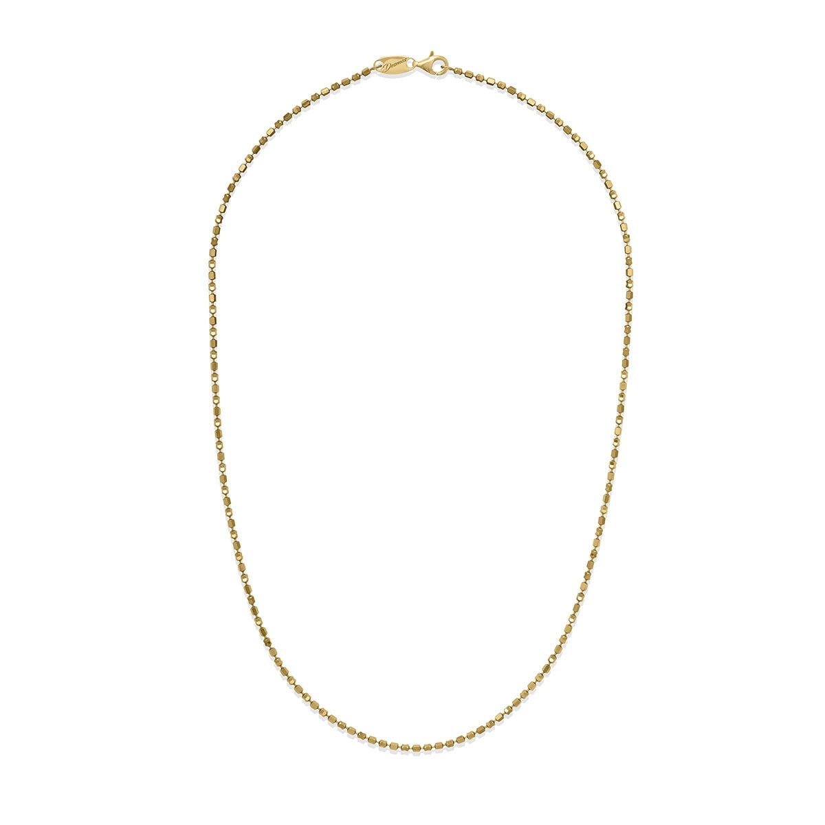 Exclusively Silver Diamond Cut Beaded Necklace
