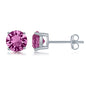 Exclusively Silver October Birthstone Stud Earrings