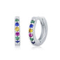 Exclusively Silver Rainbow CZ Huggies