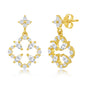 Exclusively Silver Flower Design Earrings