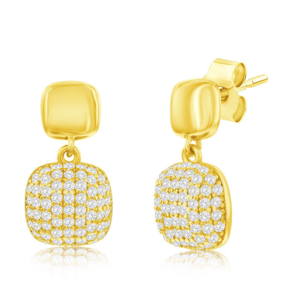 Exclusively Silver Double Earrings