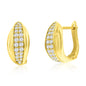 Exclusively Silver Pave Hoop