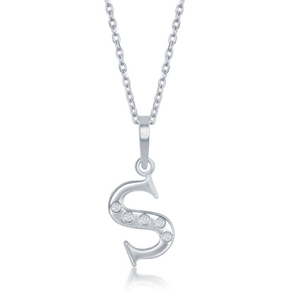 Exclusively Silver Initial Pendant