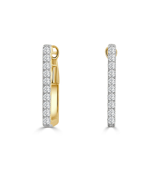 Signature Collection Rectangular Shape Earring