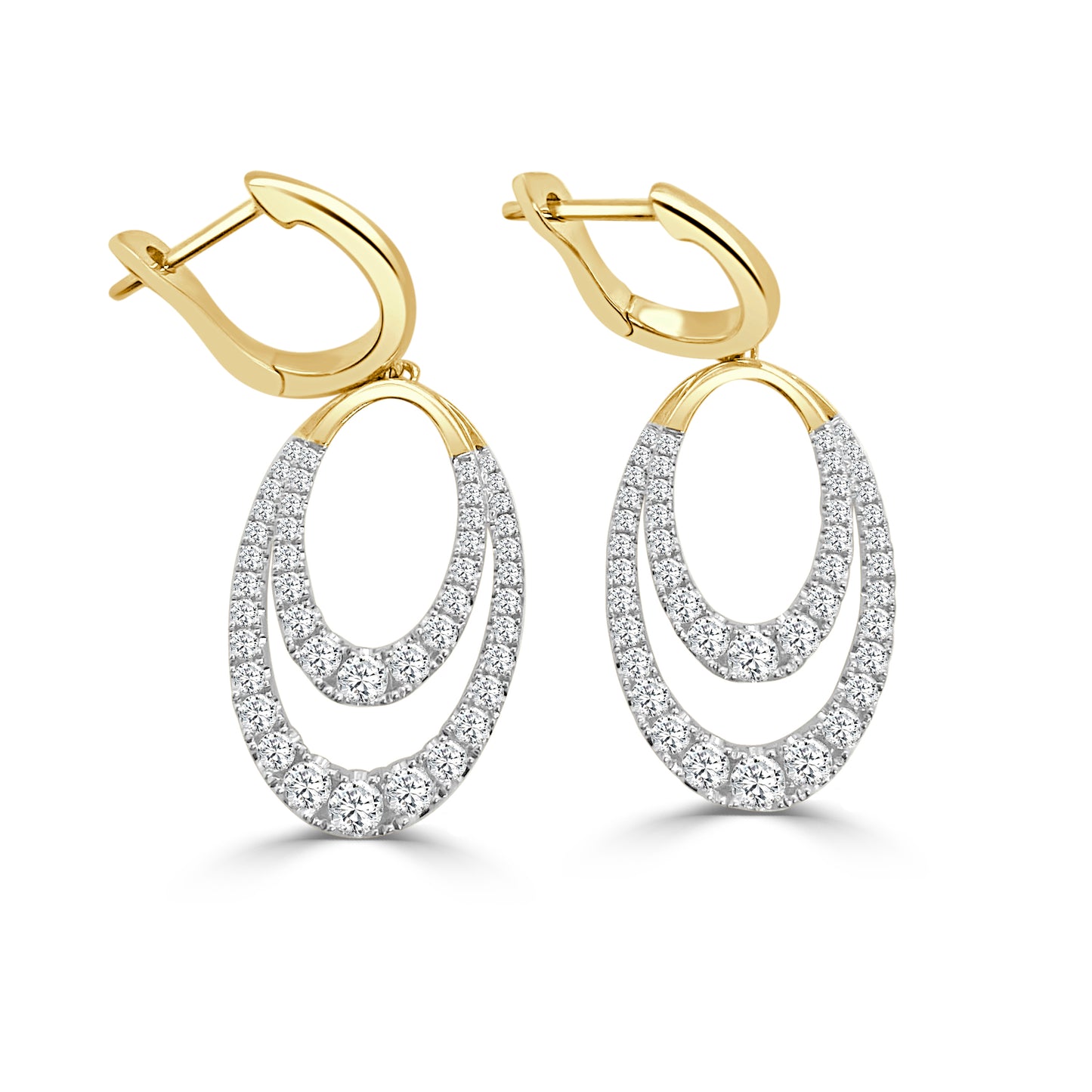 Signature Collection Double Oval Earrings