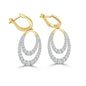 Signature Collection Double Oval Earrings