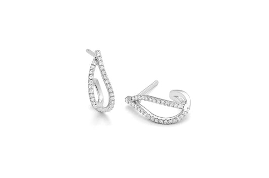 Signature Collection Diamond Hoop Earrings