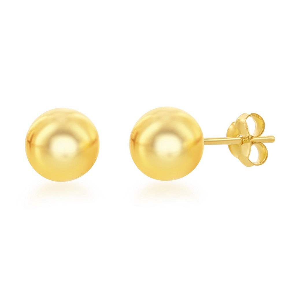 Exclusively Silver Ball Studs