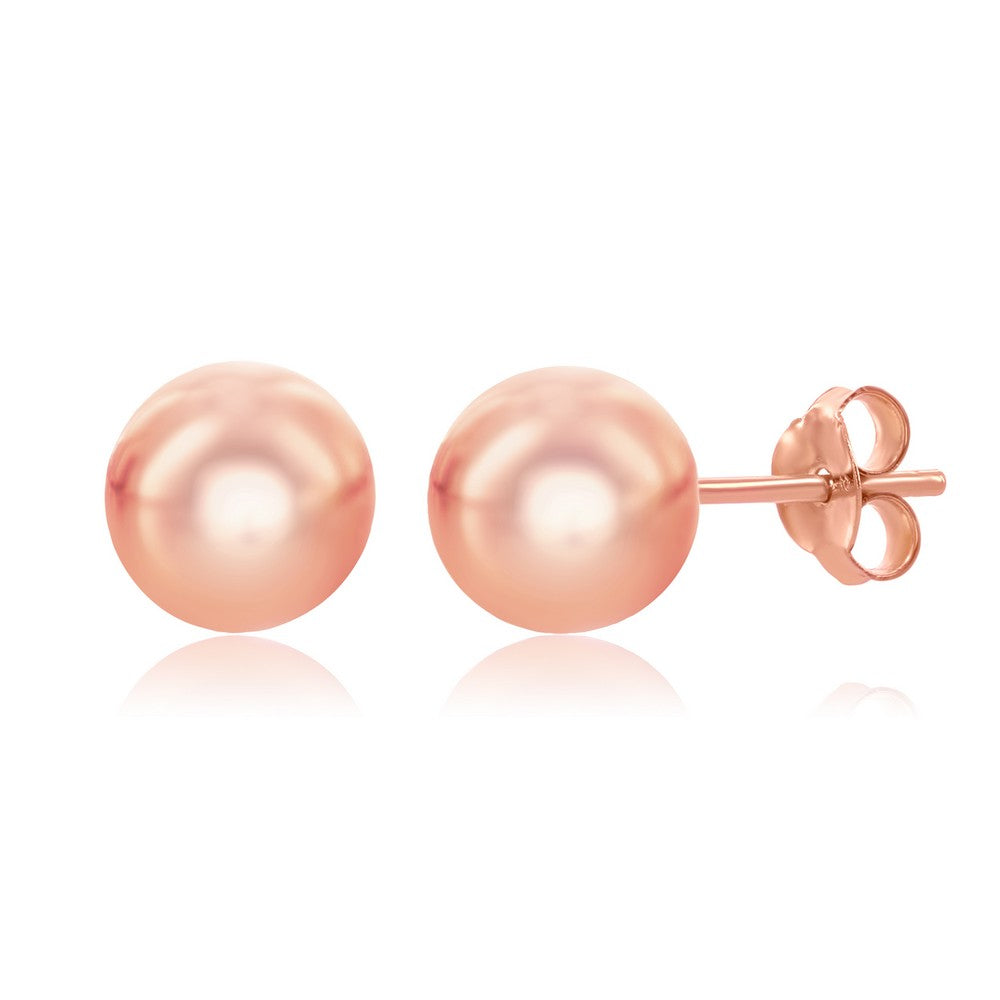 Exclusively Silver Ball Studs