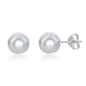 Exclusively Silver Ball Studs
