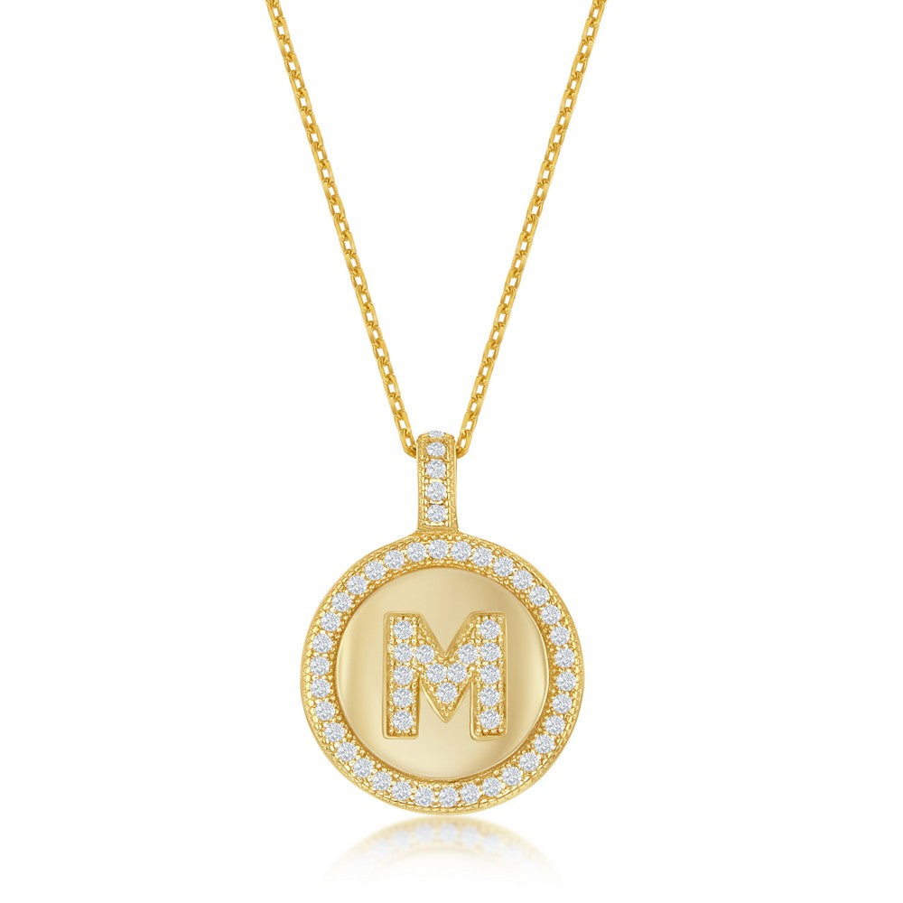Exclusively Silver Initial Pendant