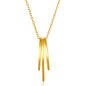 Exclusively Silver Triple Bar Necklace