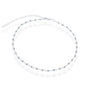 Exclusively Silver Moon Cut Bead Choker Necklace