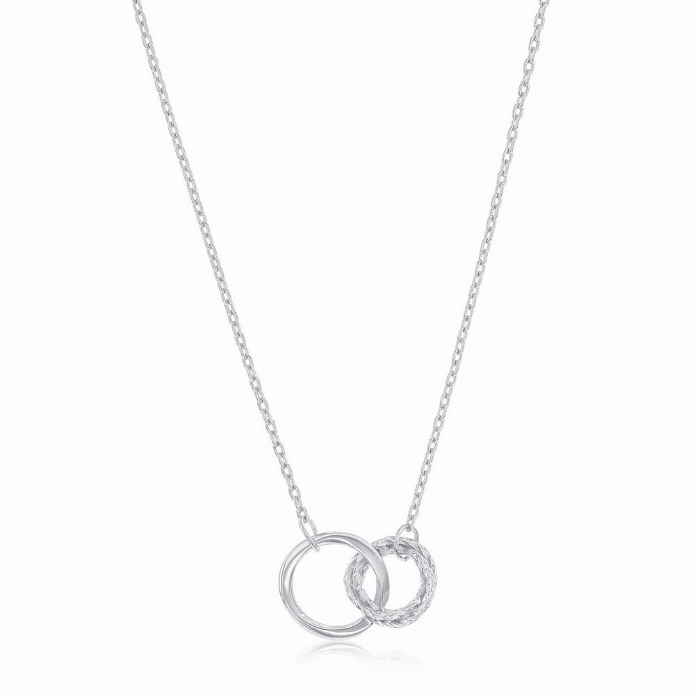 Exclusively Silver Interlocking Necklace