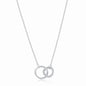 Exclusively Silver Interlocking Necklace