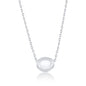 Exclusively Silver Polished Bead Necklace