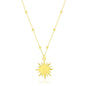 Exclusively Silver Sun Necklace