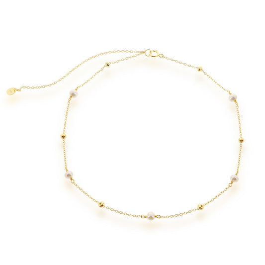 Exclusively Silver Freshwater Pearl Choker