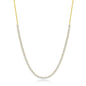 Exclusively Silver Chain Tennis Necklace