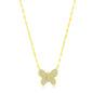 Exclusively Silver Butterfly Necklace