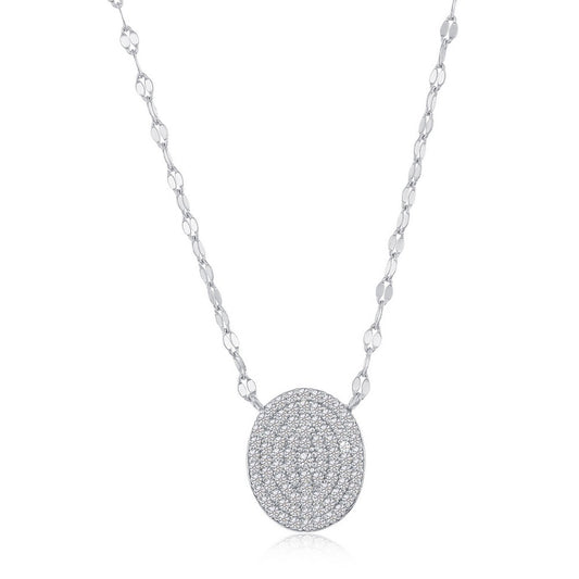 Exclusively Silver CZ Mirror Chain