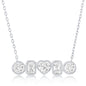Exclusively Silver Multi-Shaped Necklace