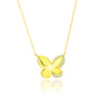 Exclusively Silver Butterfly Necklace
